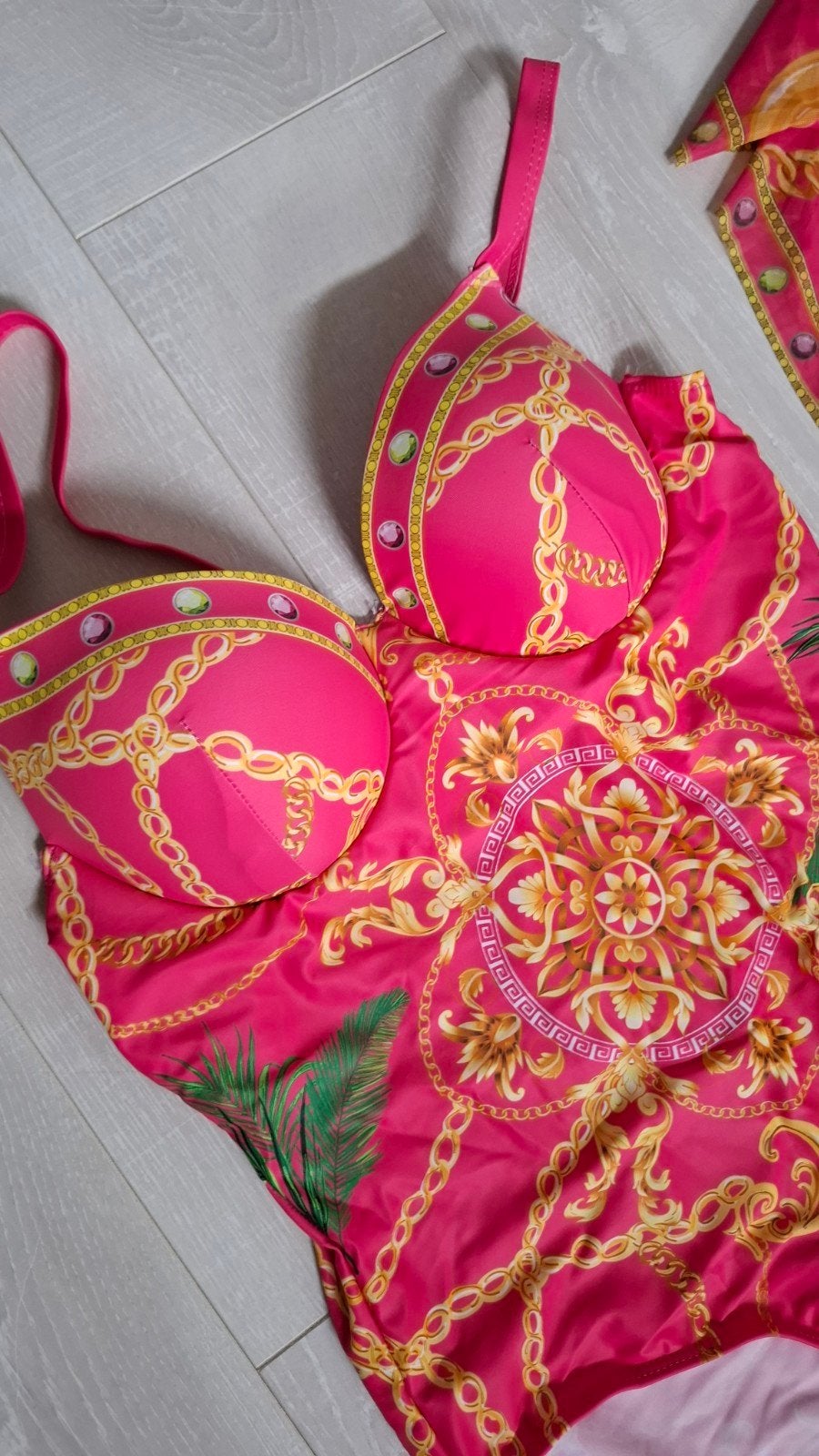 zwempak met omslagdoek zwemkleding, Ophalen of Verzenden, Nieuw, Roze, Badpak