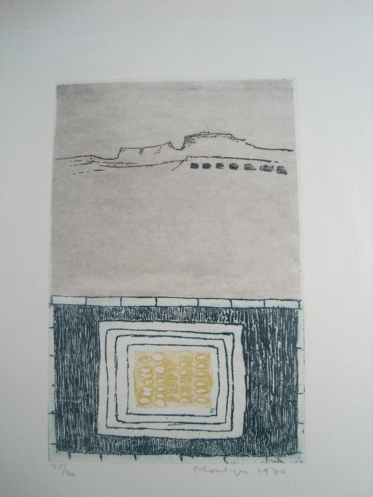 Jan Montyn (1924-2015) - zonder titel - nr. 35/40 - 1970, Ophalen of Verzenden