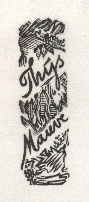 1701 Ex Libris Nederland : Thijs Mauve, 1954, Verzenden, Ex libris