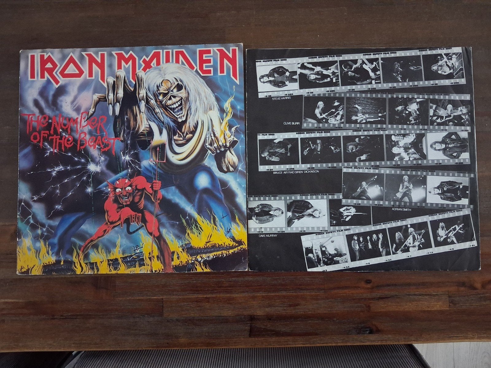 Iron Maiden - The Number of the Beast (Vinyl, EMI 1982), Ophalen of Verzenden, Gebruikt, Hardrock, Album