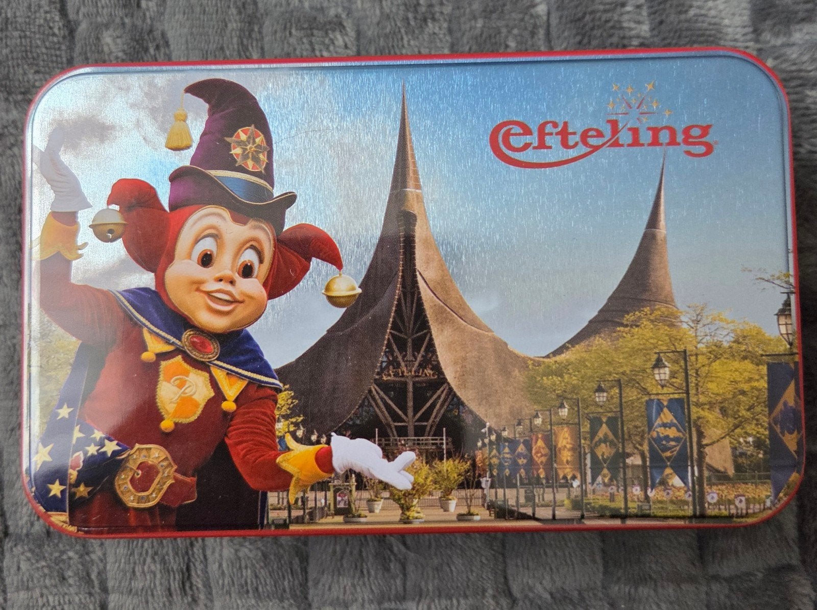 Efteling koekblikje Pardoes, Ophalen of Verzenden, Gebruikt, Gebruiksvoorwerp