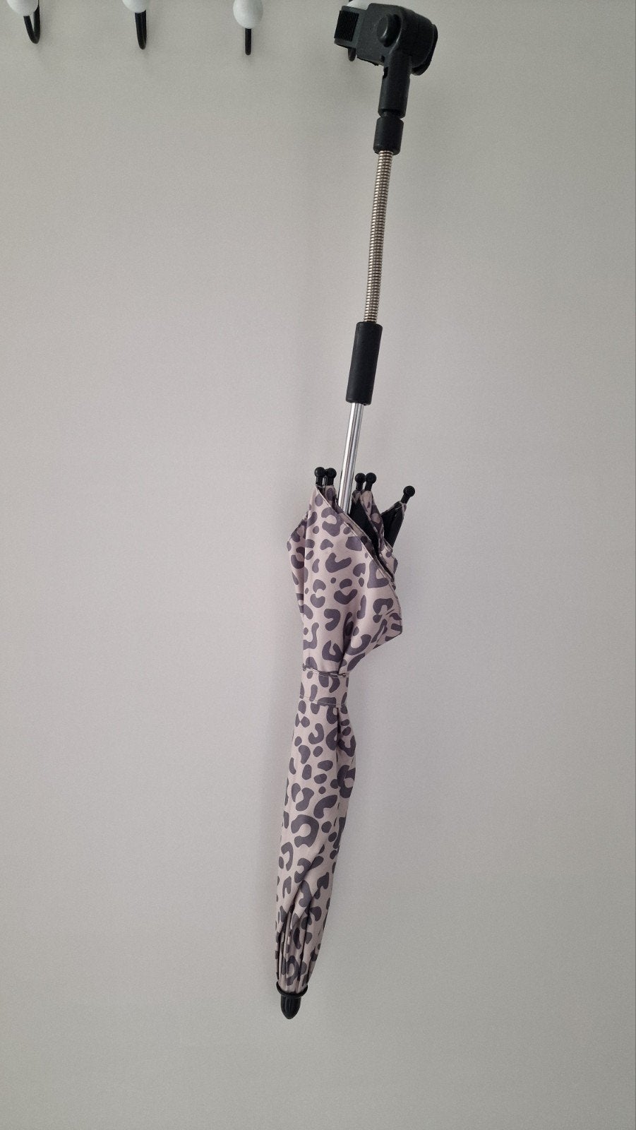 Kinderwagen parasol met luipaardprint, Ophalen