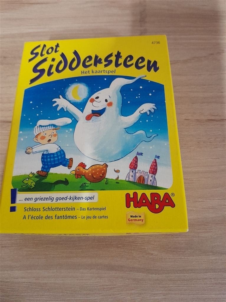 Slot siddersteen het kaartspel - haba - s4058, Hobby en Vrije tijd, Gezelschapsspellen | Bordspellen, Verzenden, Zo goed als nieuw