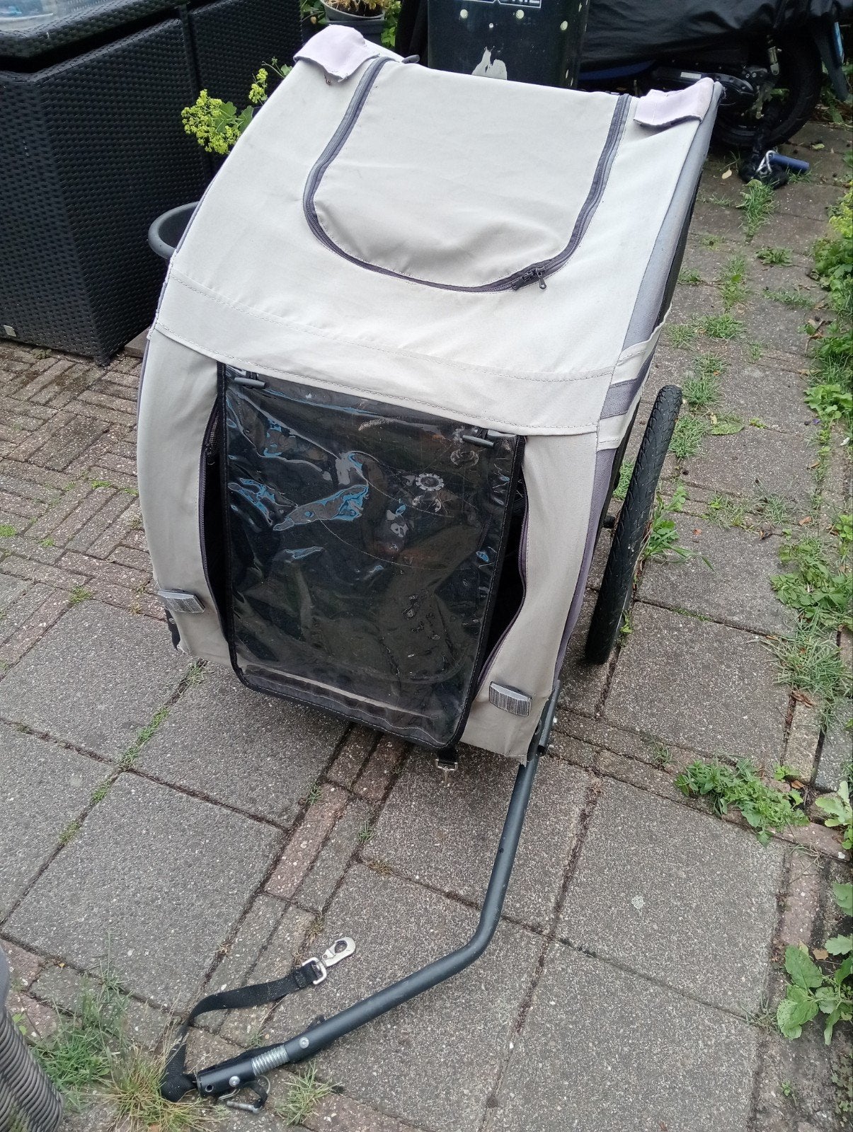 Hondenkar voor achter de fiets, Dieren en Toebehoren, Ophalen, Gebruikt