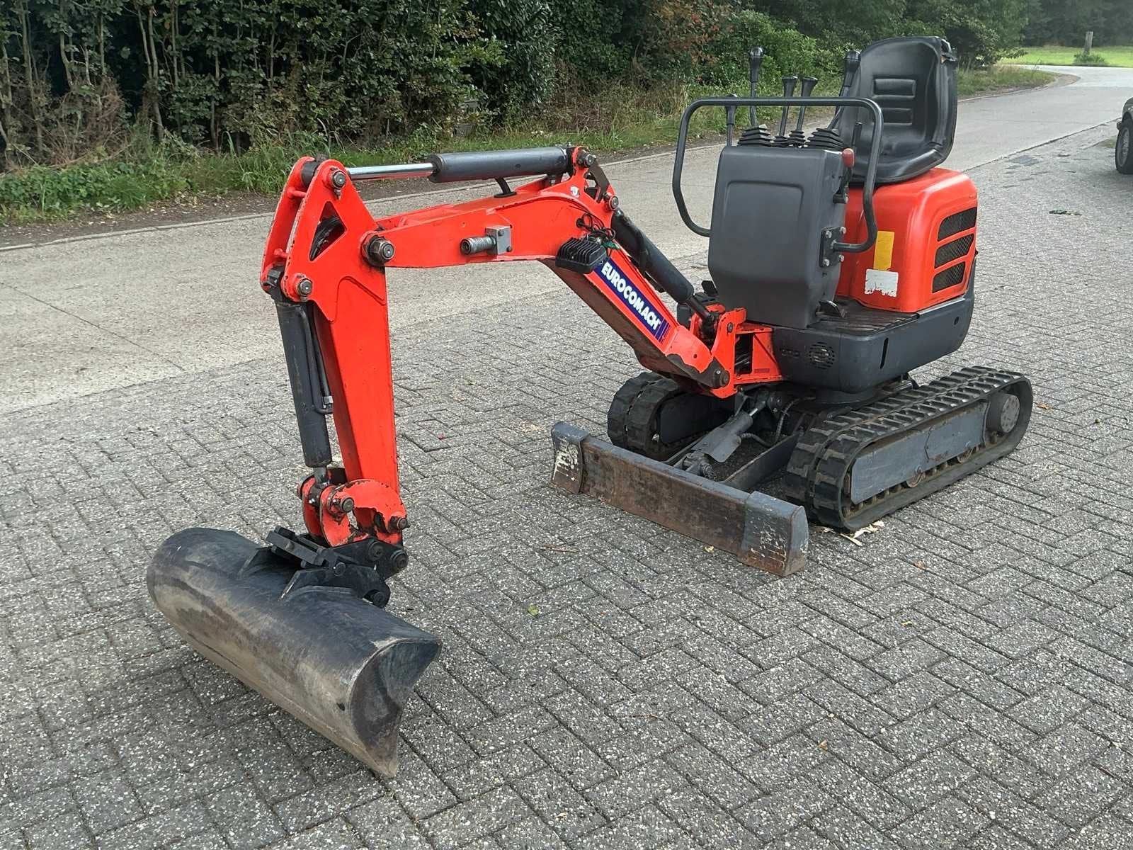 2012 Euromach ES 90 ZT Minigraafmachine, Graafmachine