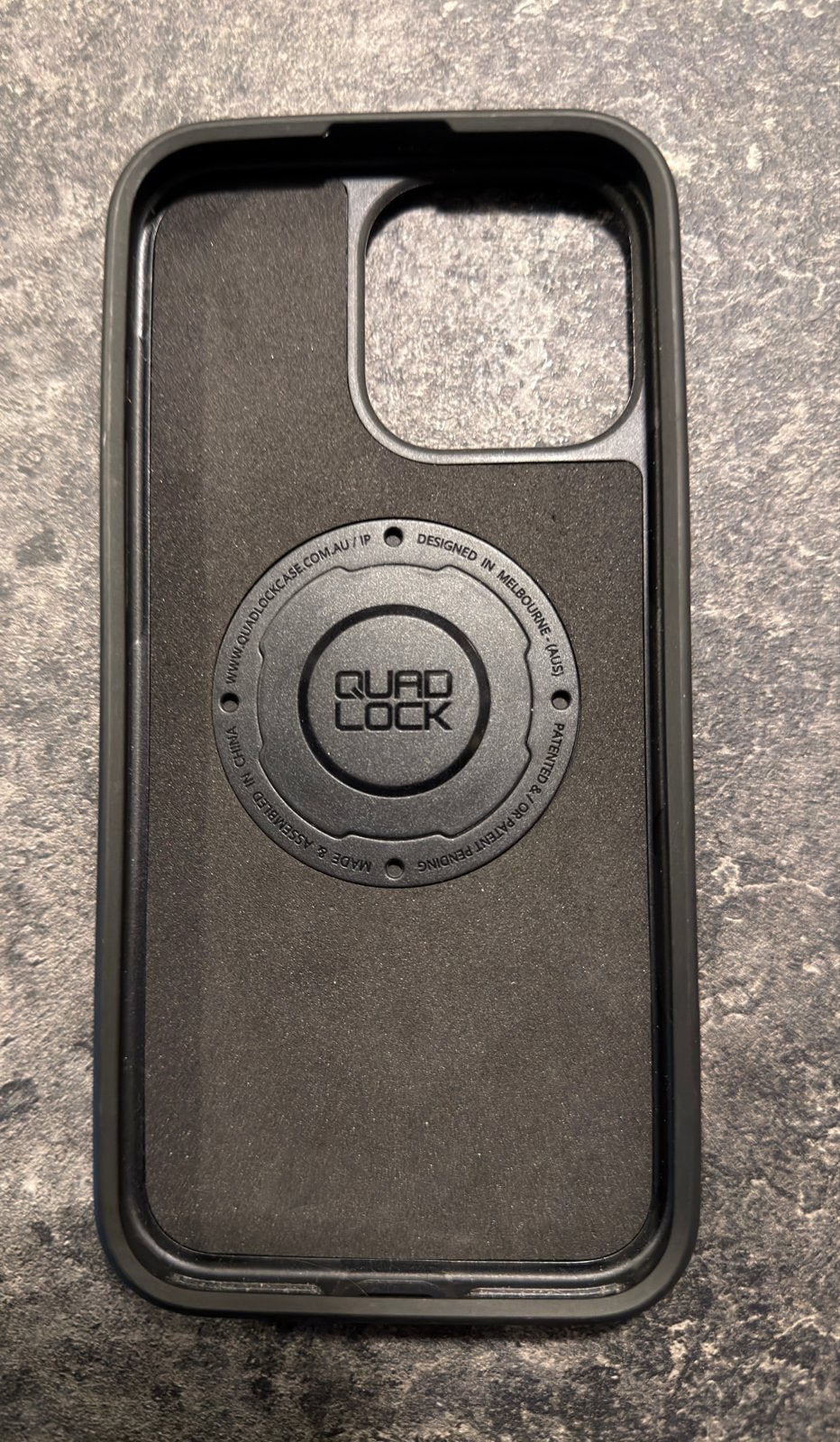 Quad Lock Hoesje voor iPhone 16 Pro Max - Zwart, Kunststof, IPhone 16 Pro Max, Zwart, Quad Lock