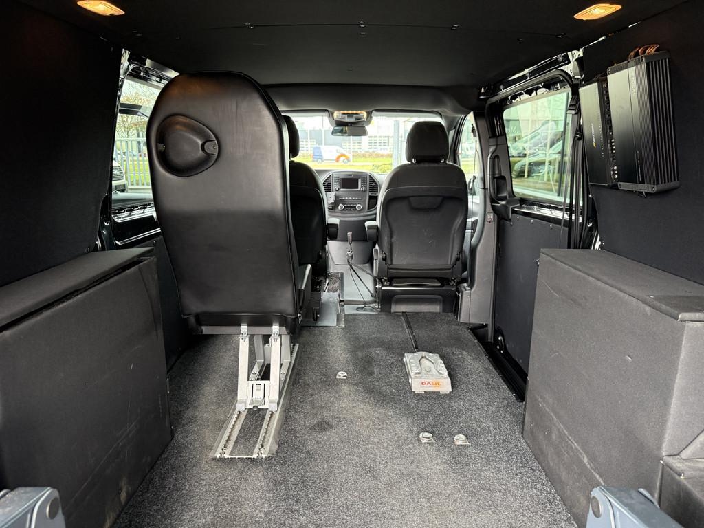 Mercedes-Benz Vito 3+1 Rolstoelbus / Zelfrijder 114 CDI Lang, Auto's, Automaat, Gebruikt, 4 cilinders, Zwart