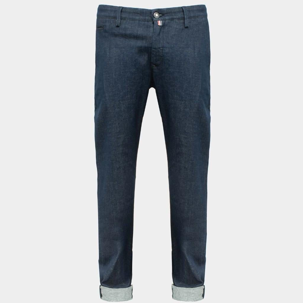 Jacob Cohën Chino Bobby Donkerblauw Nieuw Maat 34, Overige kleuren, Overige jeansmaten, Nieuw, Ophalen of Verzenden