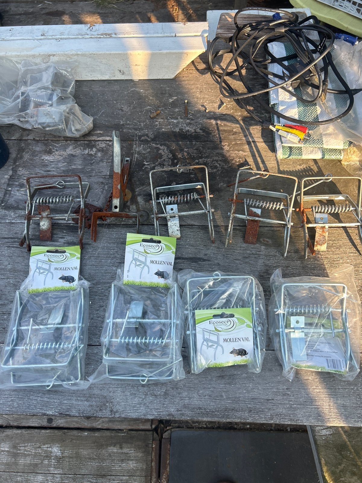 Mollenval set: Nieuw en gebruikt, Ophalen of Verzenden, Zo goed als nieuw, Ongediertebestrijding