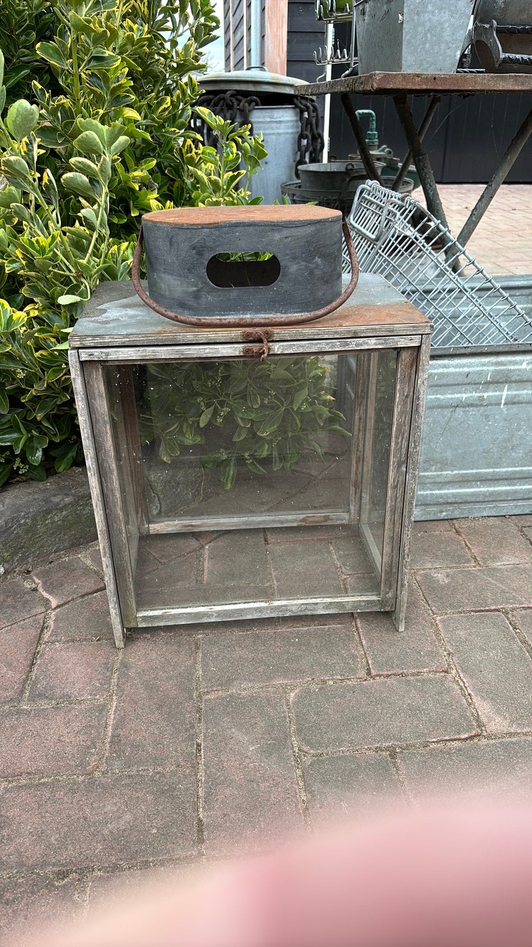 Grote lantaarn zonder bodem., Ophalen, Gebruikt