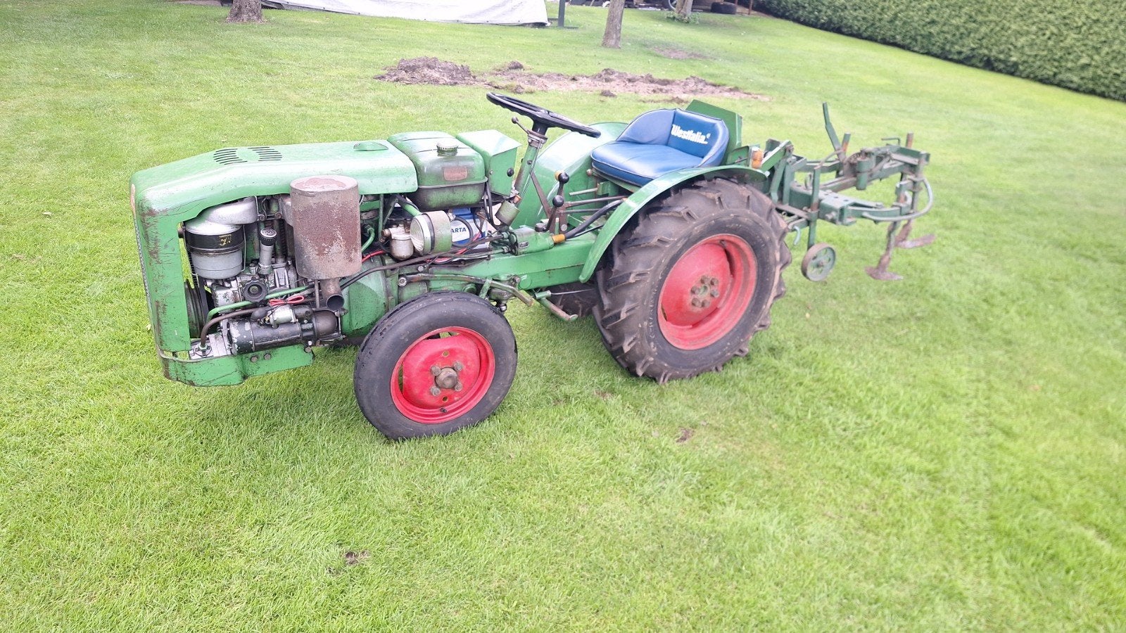 Agria 4800 met Ruggerini dieselmotor en cultivator, Tuin en Terras, Grasmaaiers, Gebruikt, Ophalen of Verzenden