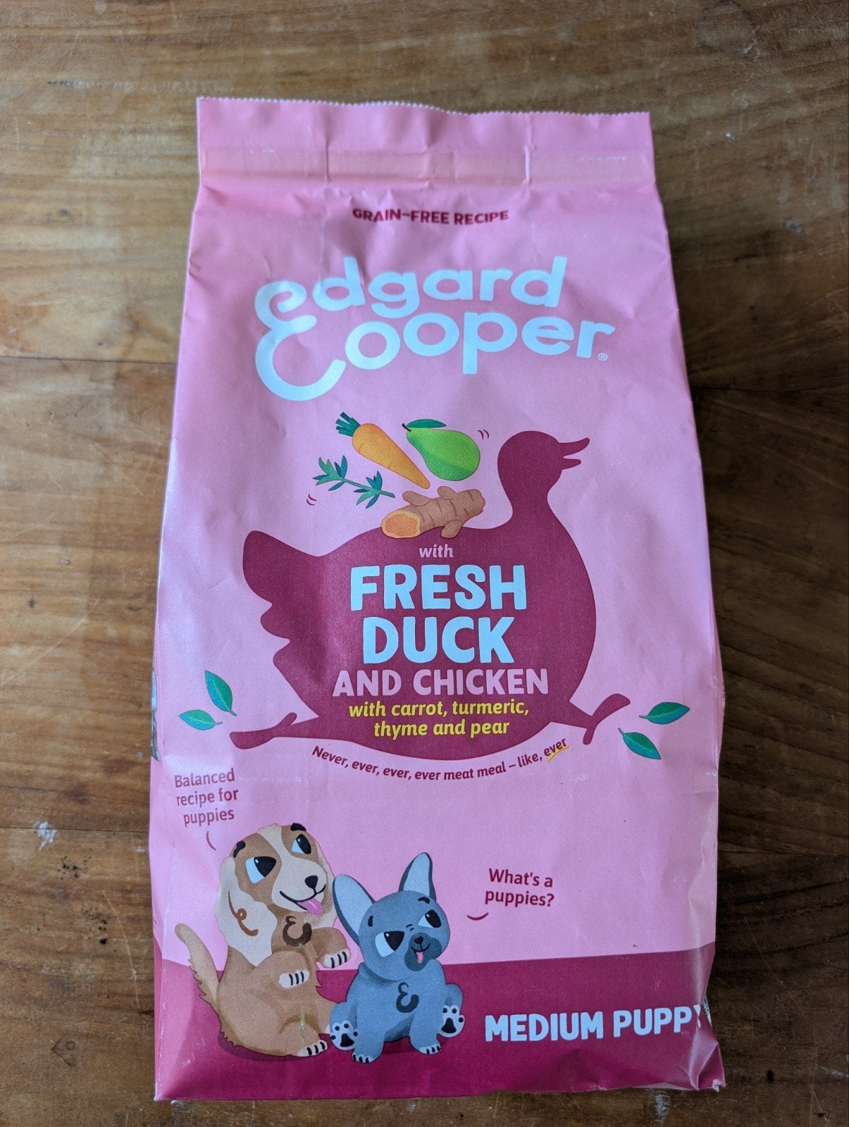 Edgard Cooper medium puppy fresh duck 2,5 kg tht 4/2028, Dieren en Toebehoren, Dierenvoeding, Ophalen of Verzenden, Hond
