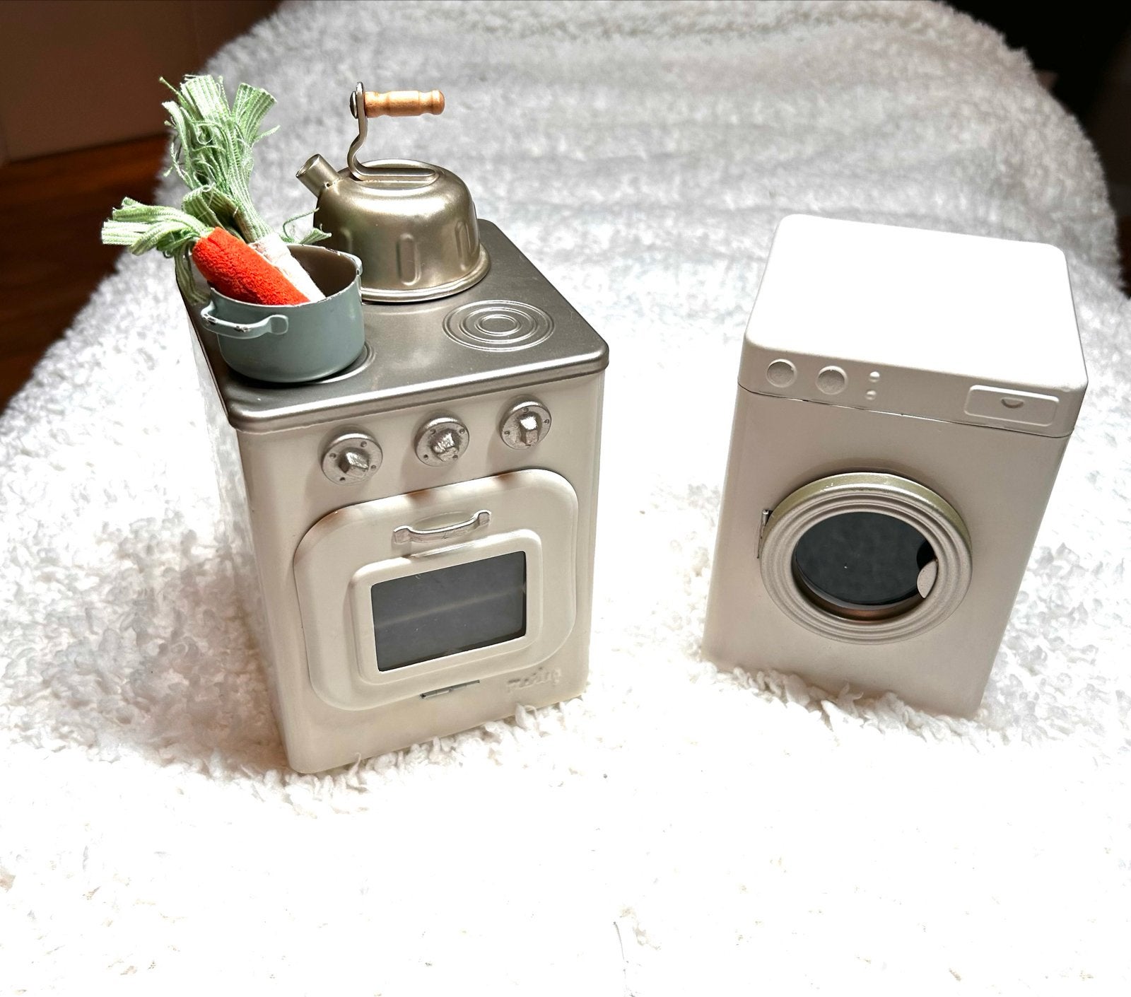 Maileg fornuis en wasmachine (zonder accessoires), Ophalen, Zo goed als nieuw, Jongen of Meisje