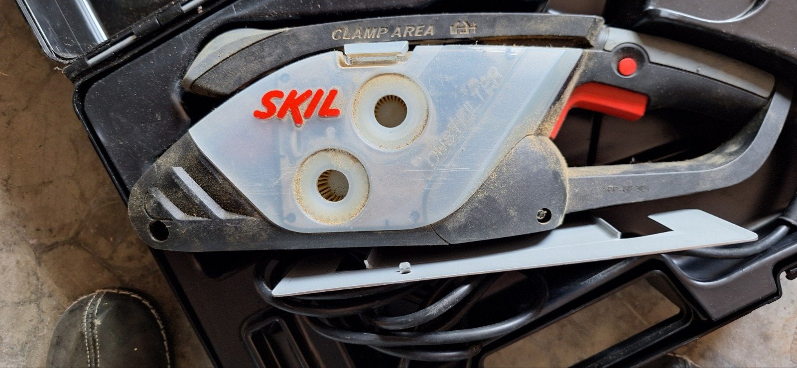 Skil Dualfilter 1200 schuurmachine in koffer, Ophalen, Gebruikt