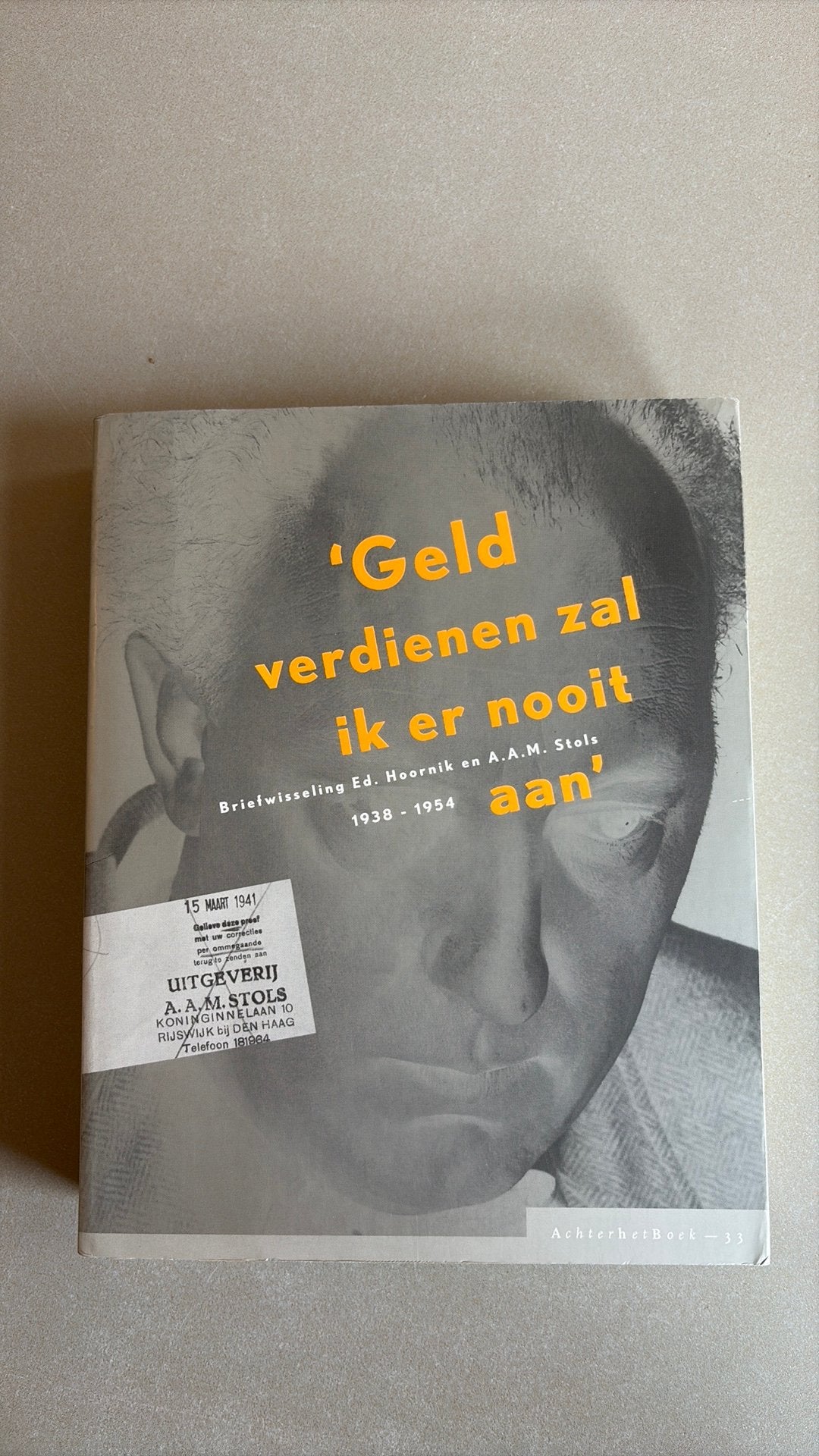 E. Hoornik - Geld verdienen zal ik er nooit aan, E. Hoornik; A.A.M. Stols, Ophalen of Verzenden, Zo goed als nieuw, Sport