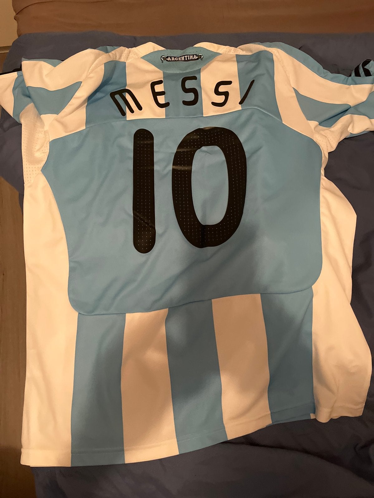 Argentinië Messi Thuisshirt - Maat xl, Kleding | Heren, Sportkleding, Ophalen, Zo goed als nieuw, Voetbal, Maat 48/50 (M)