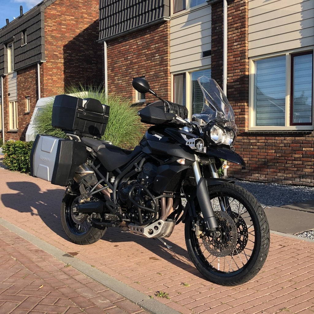 Triumph Tiger 800 XC motor - 2014 - met kofferset, Motoren, ABS, Occasion, Motorrijbewijs A, 3 cilinders