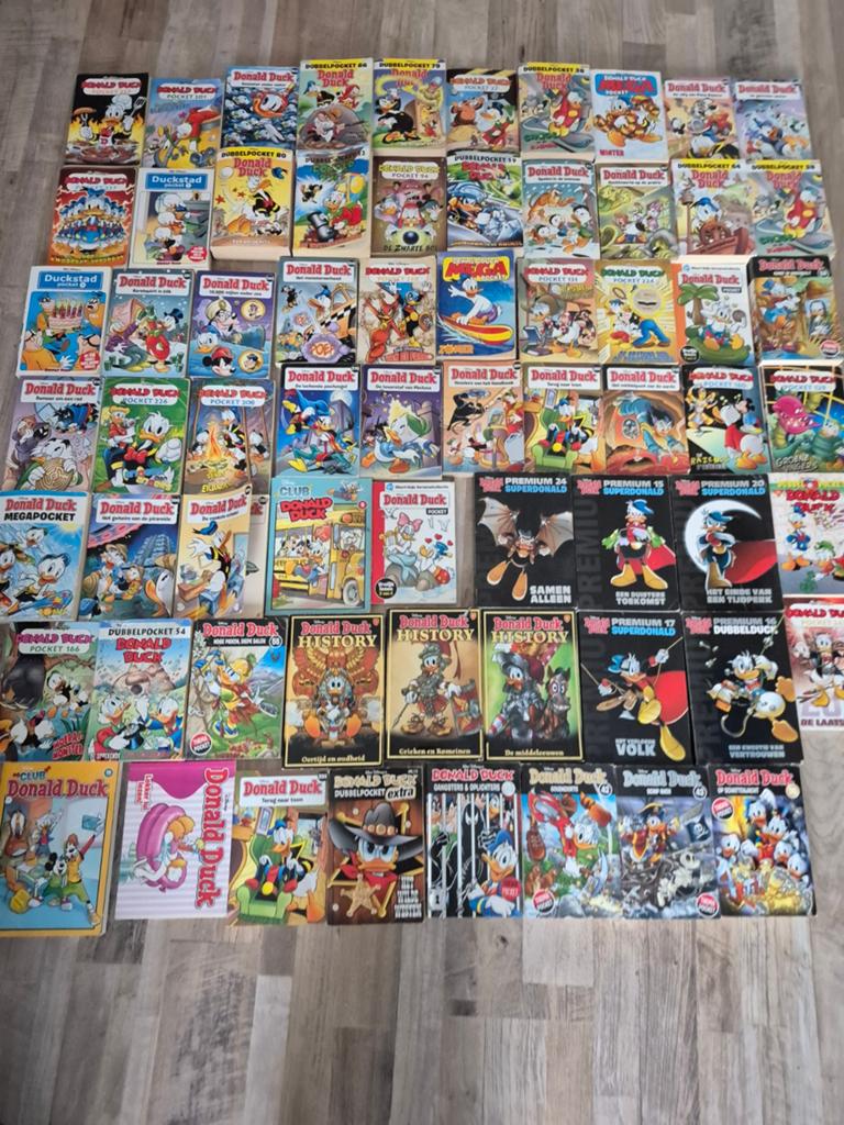 Grote collectie Donald Duck pockets, Meerdere stripboeken, Ophalen of Verzenden, Gelezen