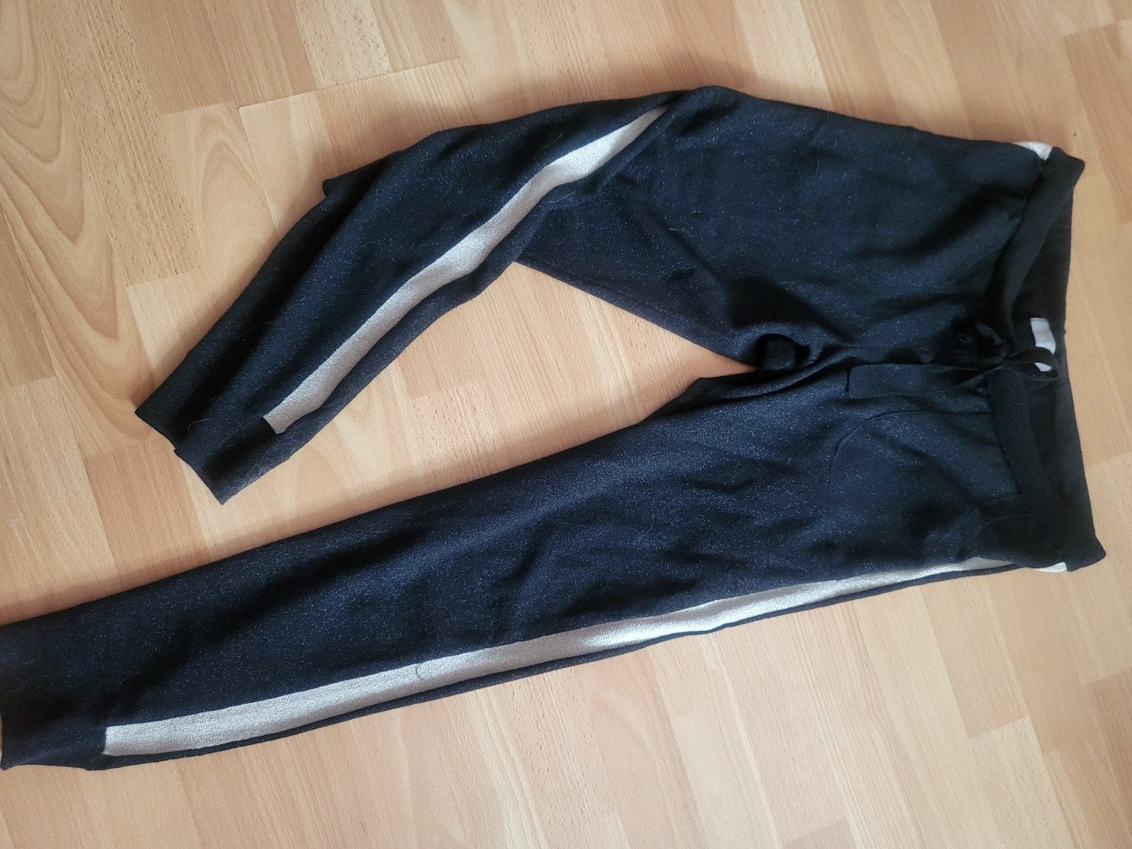 Gustav zwarte broek met streep - Maat 40, Kleding | Dames, Maat 38/40 (M), Zwart, Gustav, Ophalen of Verzenden