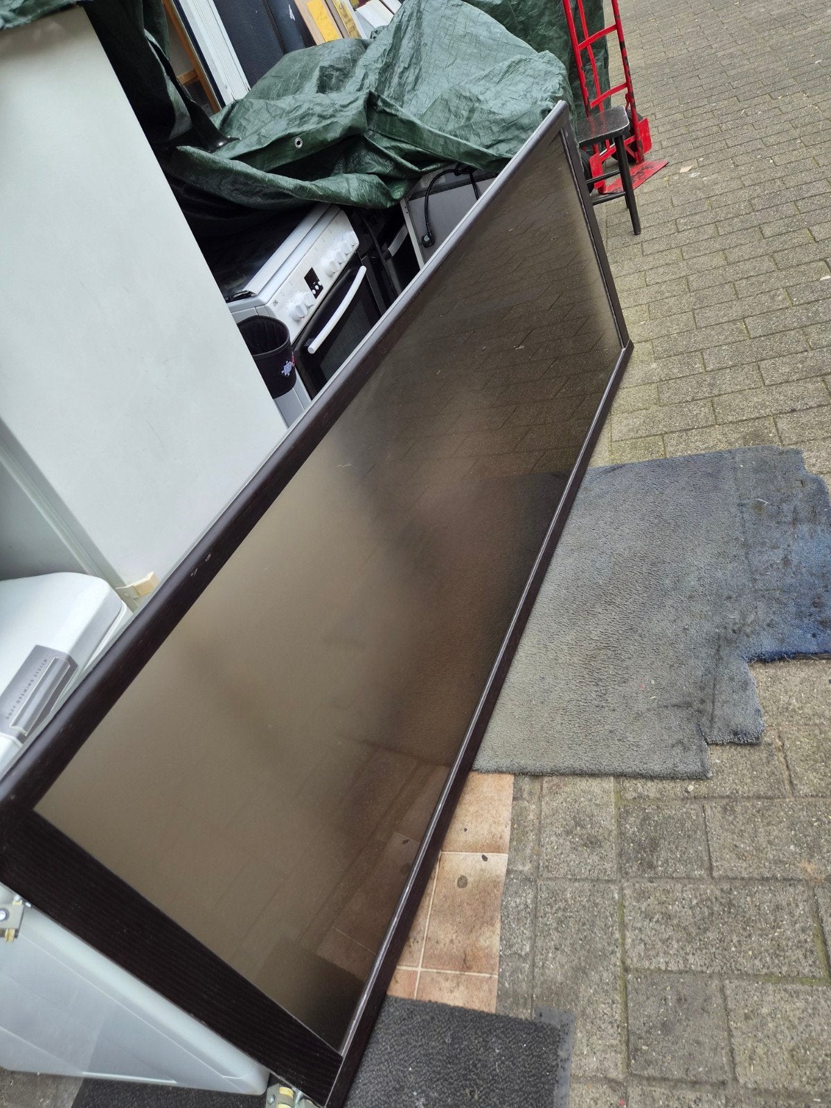 Set van 3 schuifdeuren met donker glas, Doe-het-zelf en Verbouw, Gebruikt, 80 tot 100 cm, Binnendeur, Ophalen of Verzenden