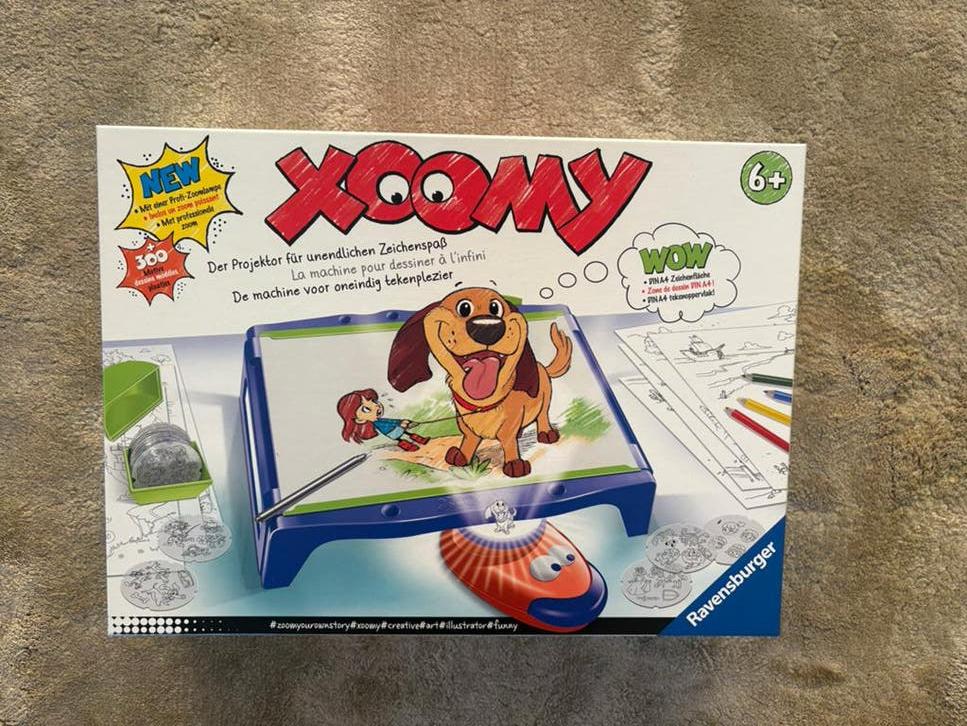 Xoomy Ravensburger tekentafel met projector - Zo goed als ni, Ophalen, Zo goed als nieuw, Knutselen, Met licht