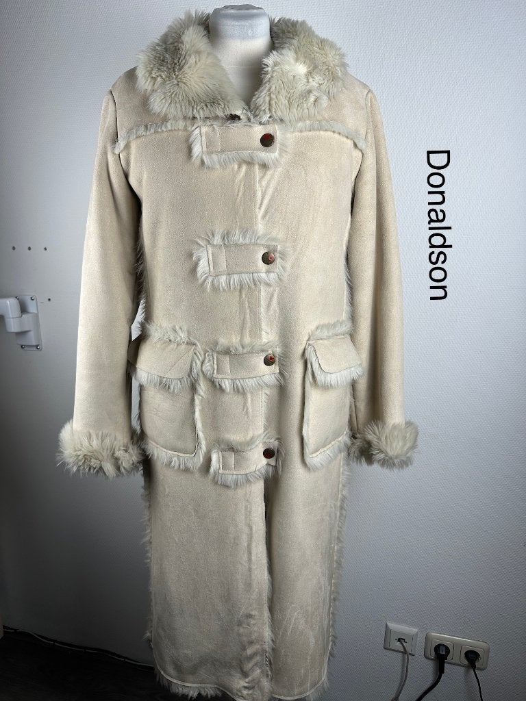 Donaldson Winterjas  (mt: 42) 27,5/9254, Kleding | Dames, Jassen | Winter, Zo goed als nieuw, Maat 42/44 (L), Beige, Ophalen of Verzenden
