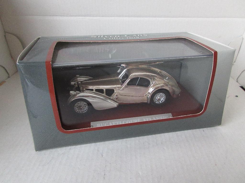 Atlas Silver Cars Bugatti Coupe Atlantic, Hobby en Vrije tijd, Modelauto's | 1:43, Ophalen of Verzenden, Nieuw, Auto, Overige merken