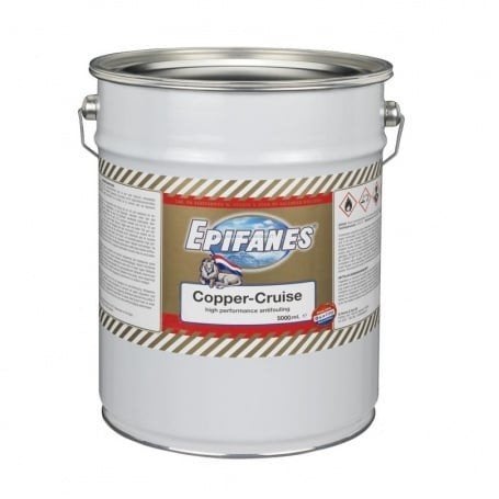 2 stuks _ Epifanes Copper-Cruise zwart 5L - antifouling + CR, Watersport en Boten, Ophalen of Verzenden, Nieuw, Verven