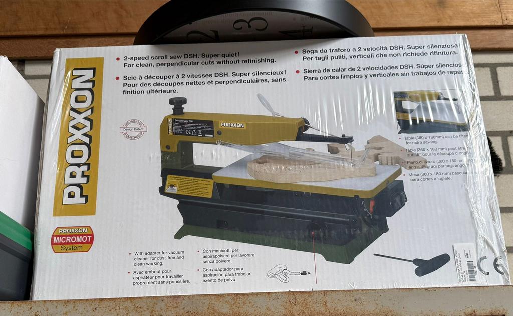 Nieuwe Proxxon figuurzaag DSH, Doe-het-zelf en Verbouw, Gereedschap | Zaagmachines, Ophalen, Nieuw, 30 tot 70 mm, Figuurzaag