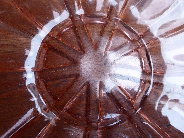 Art deco persglazen schalen set, Czechoslovakia, Ophalen of Verzenden
