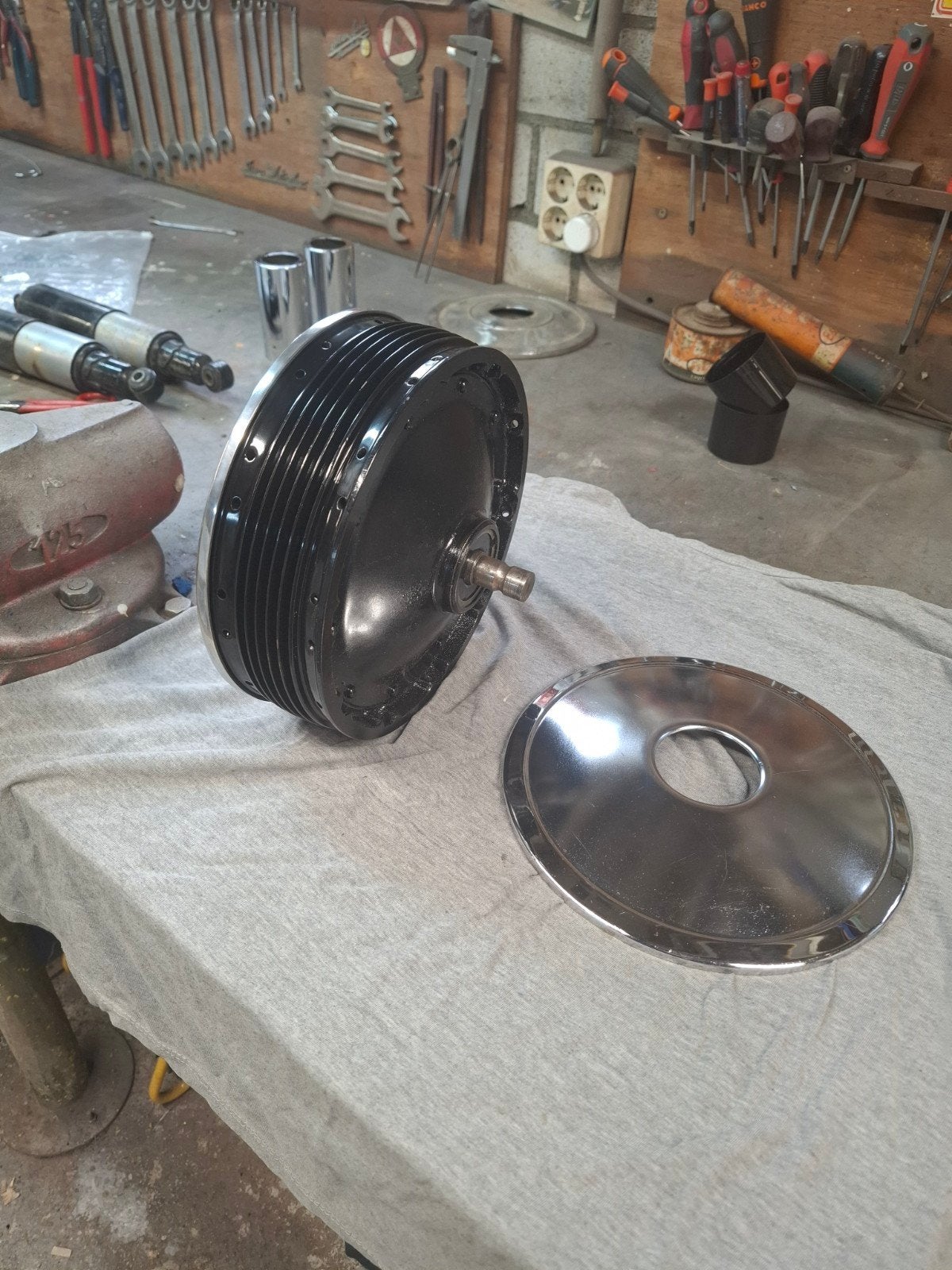 Voorremnaaf Triumph 8 inch., Motoren, Onderdelen | Oldtimers, Ophalen of Verzenden