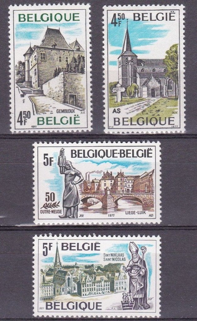 01-08 België MI 1922/5 postfris, Postzegels en Munten, Postzegels | Europa | België, Verzenden, Postfris