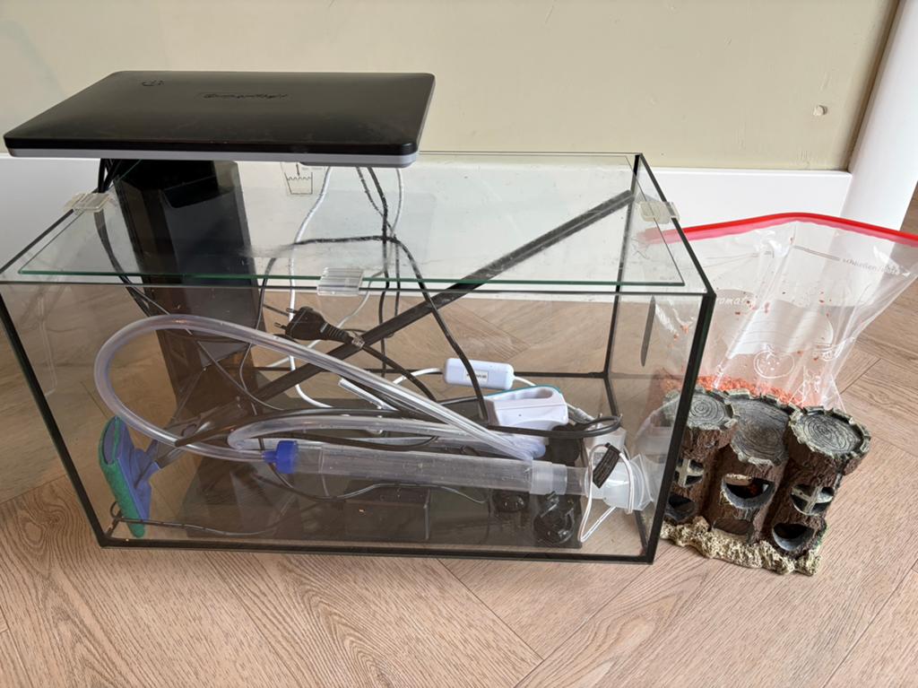 Aquarium Super Fish te koop met toebehoren, Ophalen, Verwarming, Zo goed als nieuw, Superfish