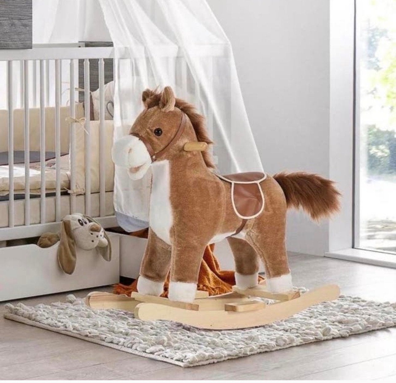 Schattig Schommelspeelgoed Paard voor Kinderen NIEUW, Ophalen of Verzenden, Nieuw, Overige typen