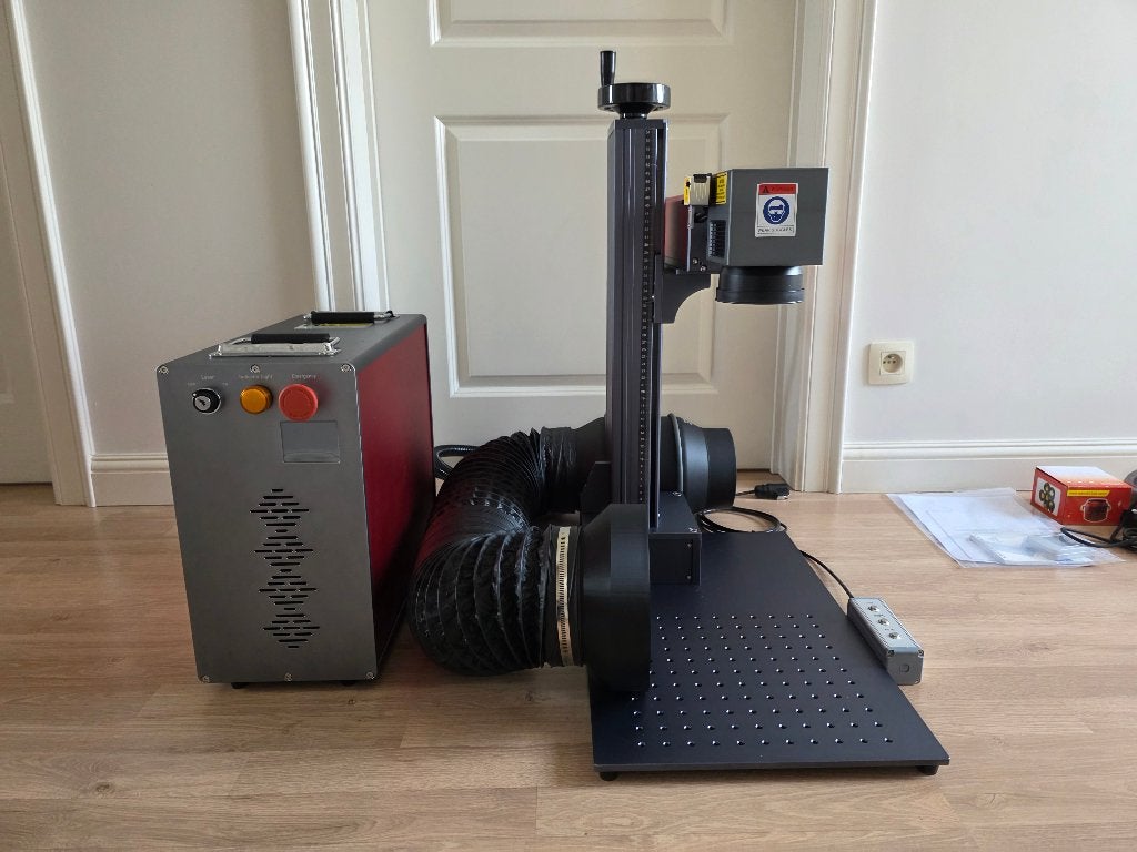 Mopa JPT 100w fiber laser voor graveren snijden goudsmid, Ophalen, Zo goed als nieuw