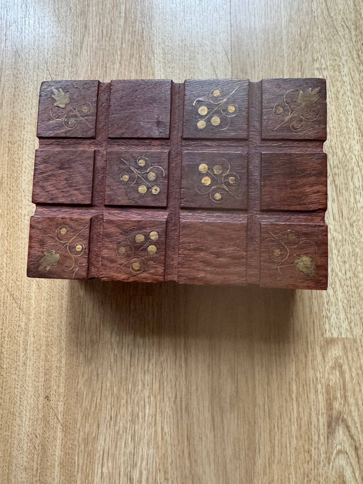 Houten kistje /sigarendoos/sierradendoos…, Ophalen of Verzenden, Zo goed als nieuw