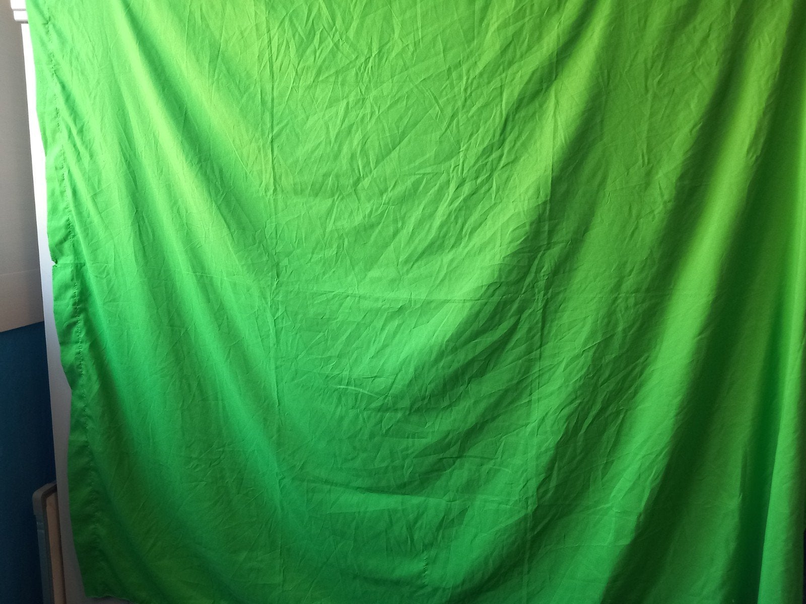 Groen scherm (greenscreen) voor fotografie/video, Gebruikt, 120 cm of meer, 200 cm of meer, Ophalen of Verzenden