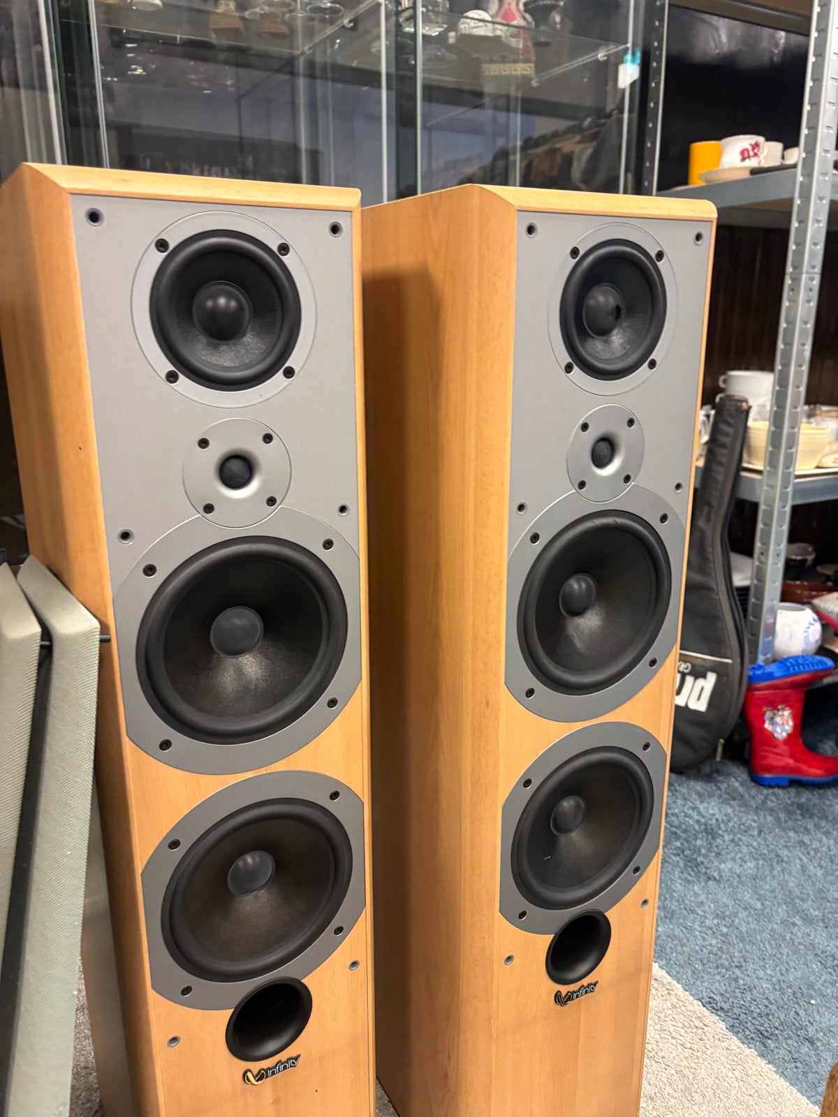 Partij audio apparatuur: JBL, Sharp, Onkyo, Infinity - Niet, Audio, Tv en Foto, Luidsprekers, Ophalen, Niet werkend, Overige typen