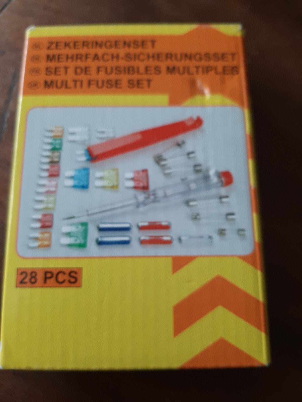 Zekeringenset 28-delig met tester voor auto en meer, Ophalen of Verzenden, Nieuw