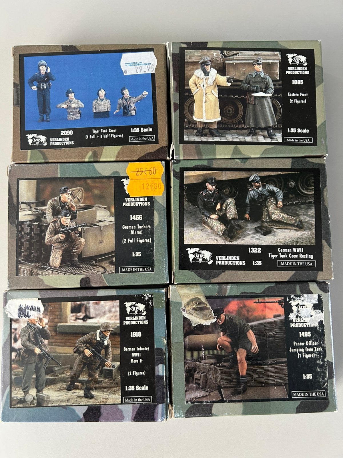 Verlinden figuren + 2x kanon, Hobby en Vrije tijd, Modelbouw | Figuren en Diorama's, Ophalen, Nieuw, 1:35 tot 1:50