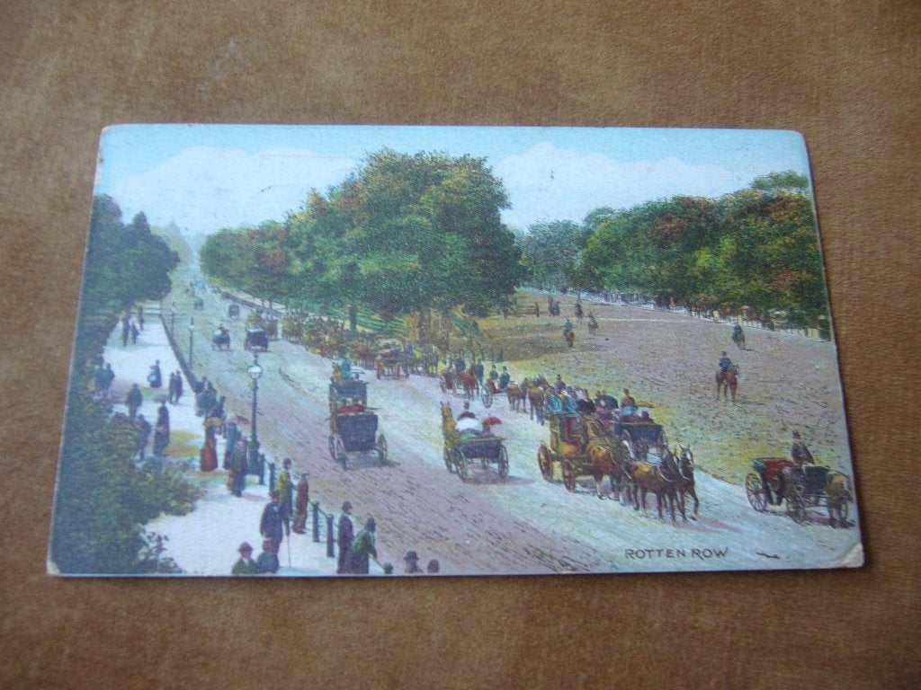 ENGELAND  =  ROTTEN ROW 1906, Ophalen of Verzenden, Voor 1920, Gelopen, Engeland