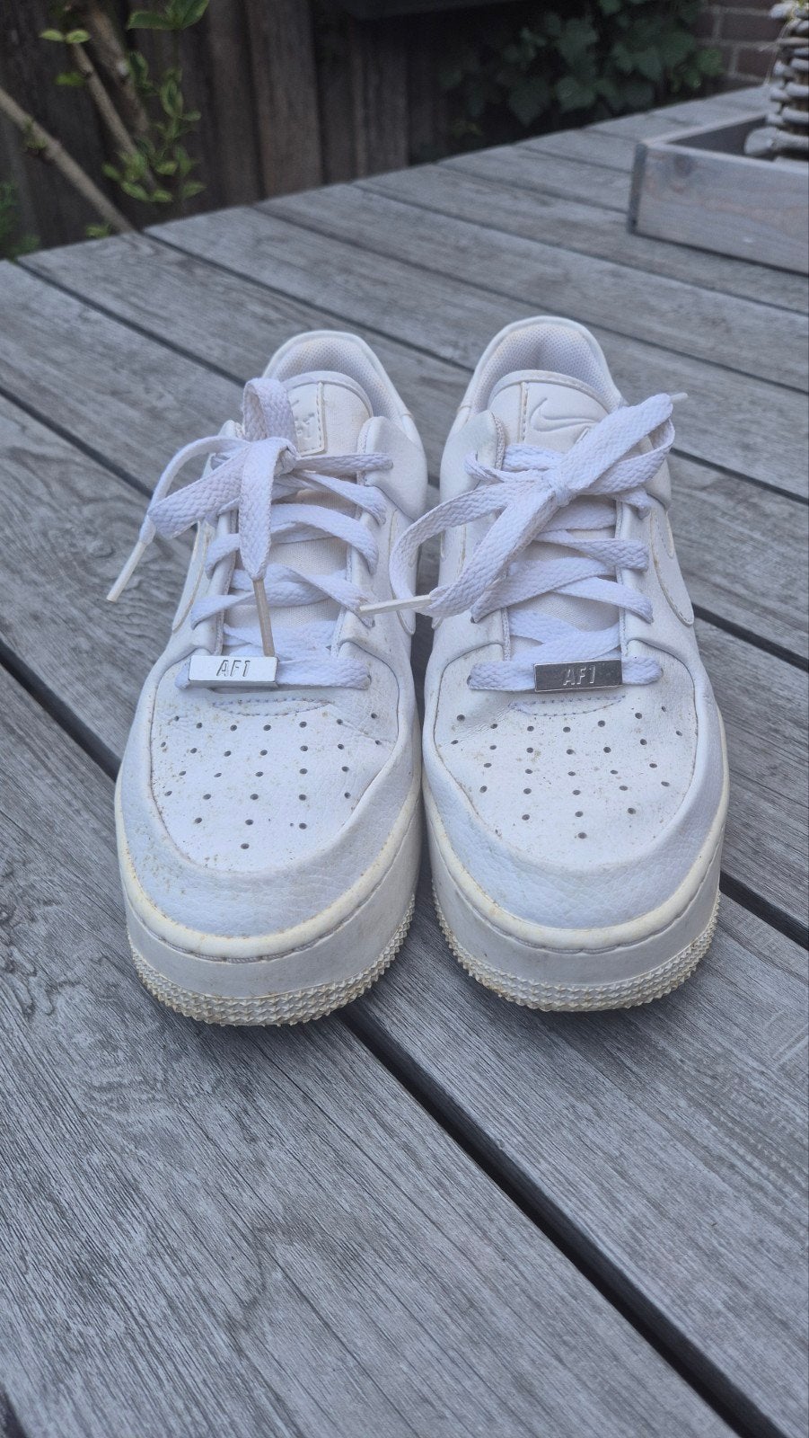 Nike Air Force 1 Sage Low - Witte sneakers maat 39, Kleding | Dames, Schoenen, Ophalen of Verzenden, Zo goed als nieuw, Wit, Sneakers of Gympen