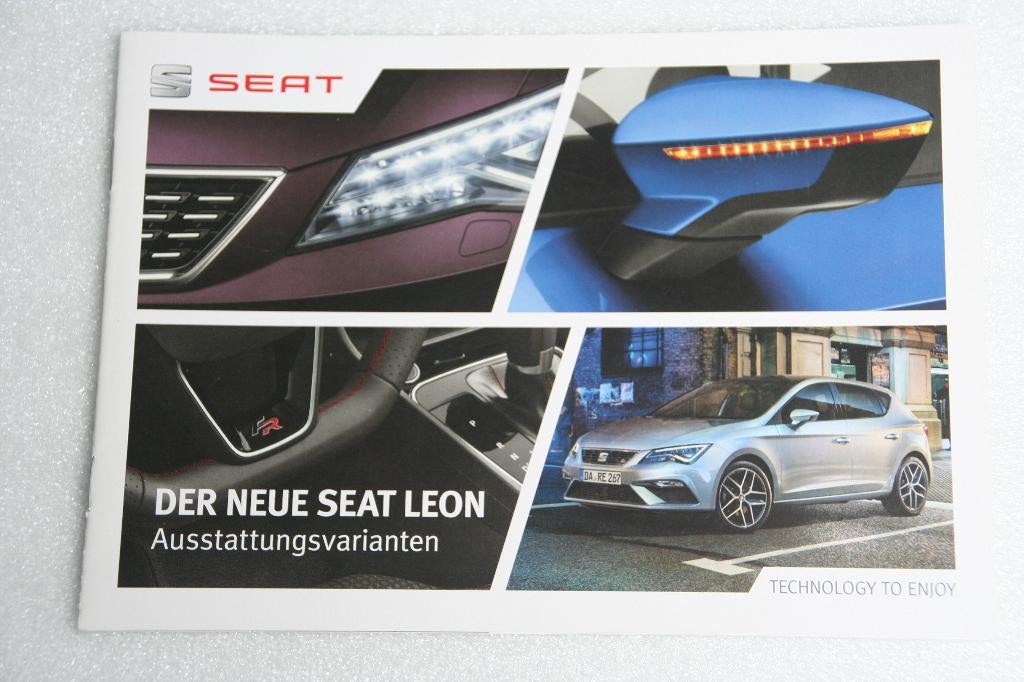 Folder Seat Leon speciale uitvoeringen (7), Boeken, Ophalen of Verzenden, Nieuw, Overige merken