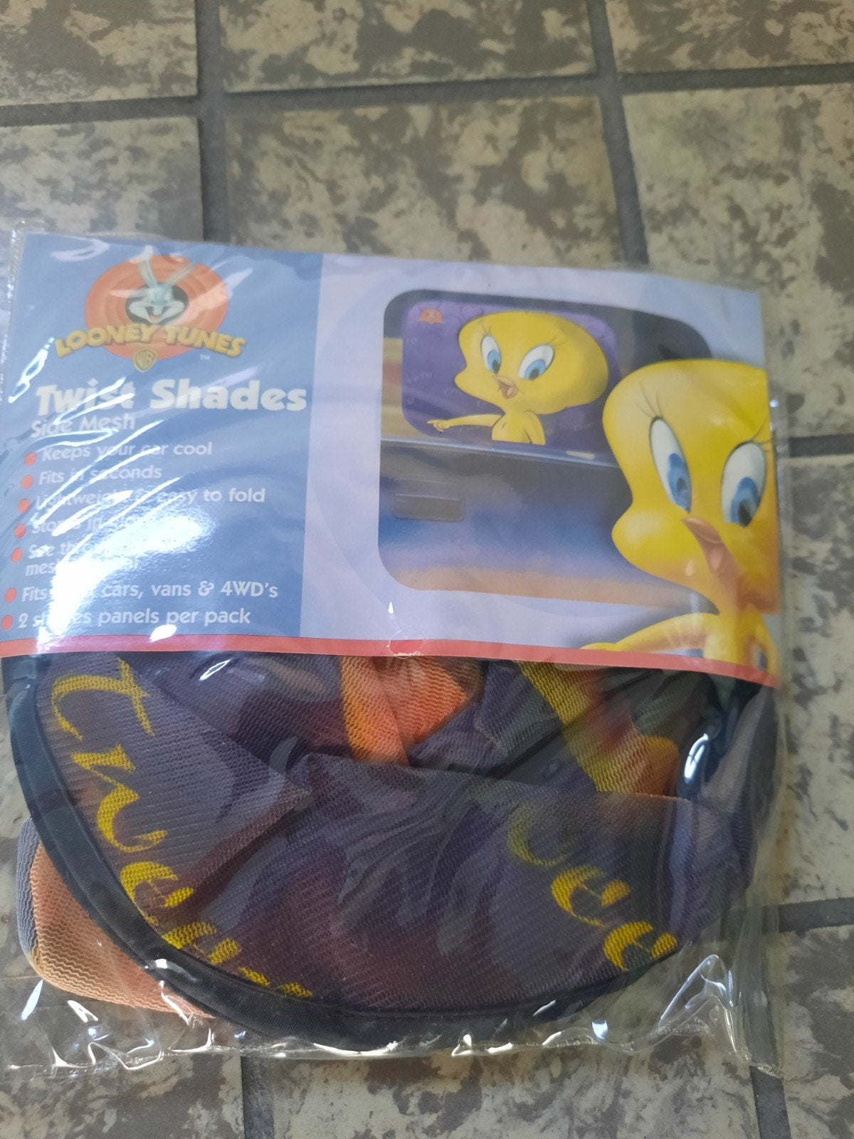 Nieuw Tweety zonnescherm auto - Looney Tunes, Auto diversen, Ophalen of Verzenden