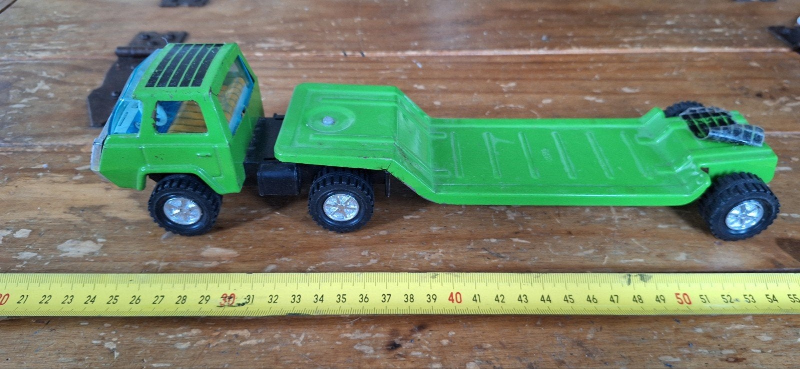 Buddy L Japan Sio-Forte truck met oplegger, Hobby en Vrije tijd, Modelauto's | 1:43, Ophalen of Verzenden, Gebruikt, Bus of Vrachtwagen