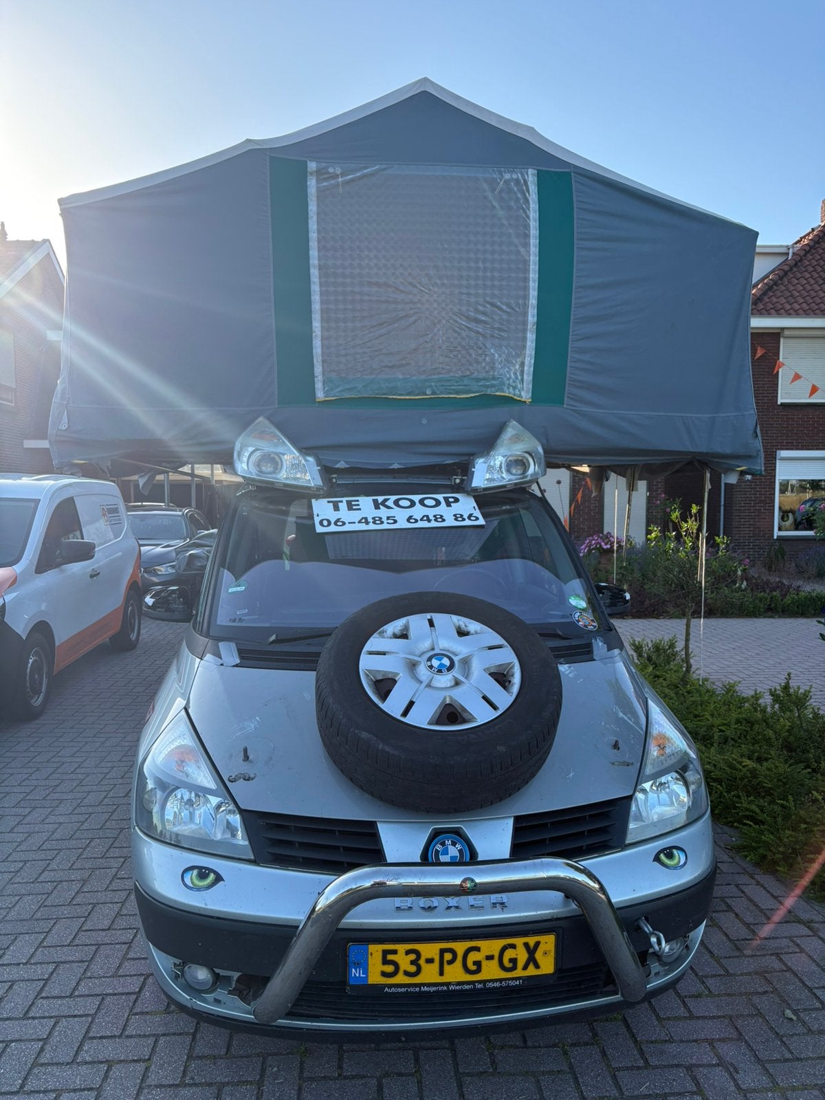 Renault Espace 2.0 16V  2004 Camper met grote daktent, Voorwielaandrijving, 1998 cc, 136 pk, 1800 kg