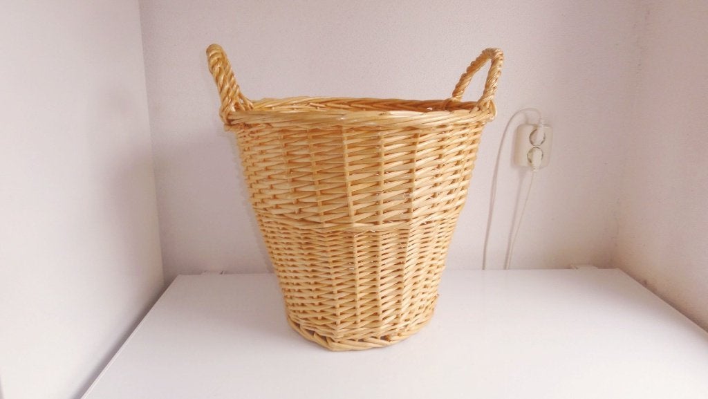 Manden, mand rieten en rotan manden in allerlei vormen, Mand, Rond, Ophalen of Verzenden, Zo goed als nieuw