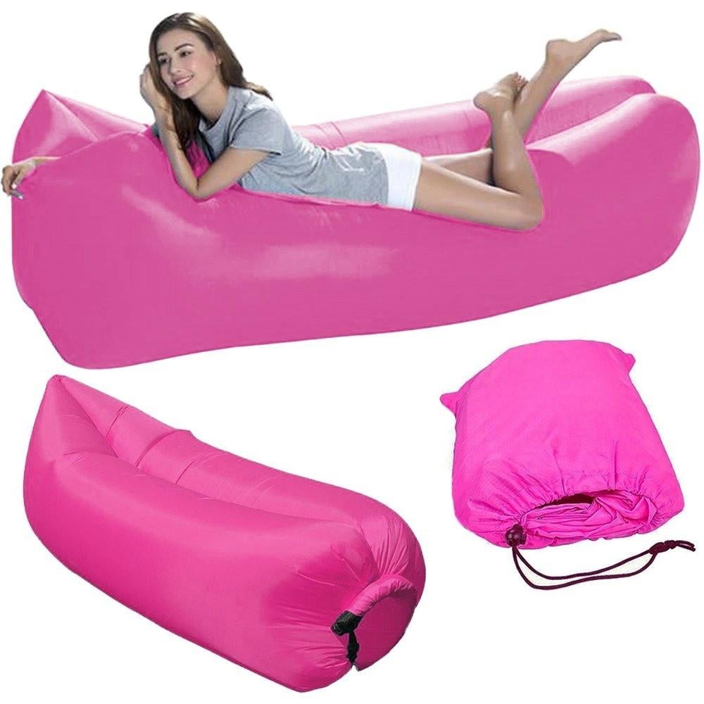 Air loungers verschillende kleuren Luchtlounge zak (nieuw), Verzenden, Nieuw, 1-persoons