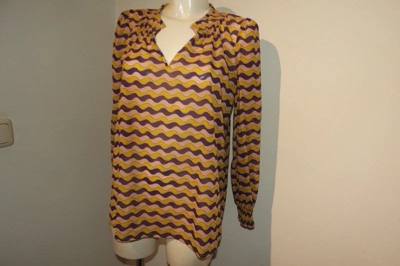 Dea kudibal zijde top blouse Ibiza gipsy styl kwaliteit M, Maat 38/40 (M), Zo goed als nieuw, Dea Kudibal, Meerkleurig