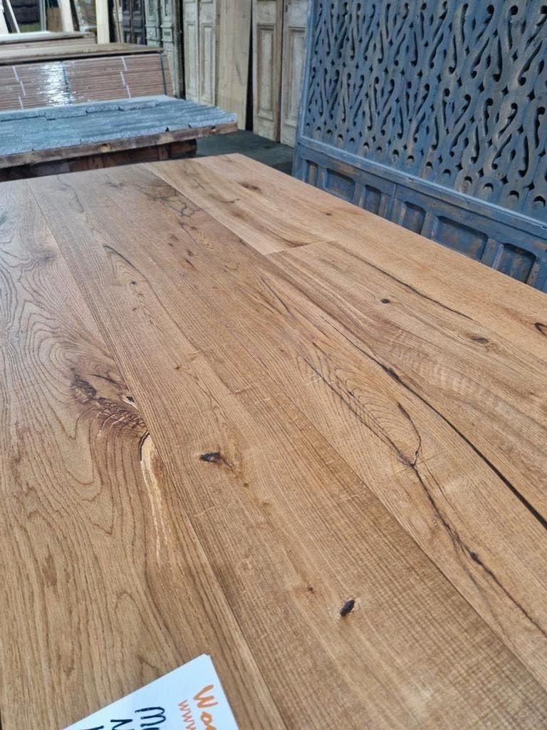 OUD EIKEN VLOER VEROUDERD GEOLIED TOPKWALITEIT! VLOEREN, Ophalen of Verzenden, Nieuw, 75 m² of meer, Parket